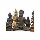 Lot Of Vintage Southeast Asian Buddha Statue