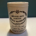 Vintage James Keiller   Son Marmalade Crock 1lb Excellent With Lid Great Britain