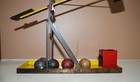 Wolverine Bizzy Andy Trip Hammer Clay Ball Toy  Last Pat  1918 W box  Near Mint 
