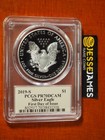 2019 S Proof Silver Eagle Pcgs Pr70 Cleveland First Day Of Issue Art Deco Label