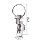 Mrbrew All 304 Stainless Steel Corny Keg Pressure Relief Valve  4 Pcs  Silver