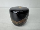 Y10415 Tea Caddy Makie Natsume Container Box Japan Antique Tea Ceremony Utensils