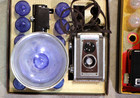 Kodak Brownie Hawkeye Flash Outfit   Duaflex Iv Film Cameras Bundle Flashes Work