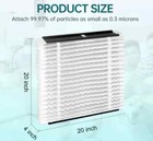 313 Air Filter Merv 13 Replacement Filter Compatible With Aprilaire 2-pack