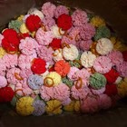 Puppy Bows   Small Less Than 1  Lace Balls Dog Grooming Bow All Colors Pet Pom