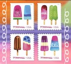 Us 2018 Sheet Of 20 Total 100 First Class Letter Usps Stamps Frozen Treats