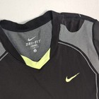 Nike Rafa Nadal 2010 Us Open Tennis Shirt 381364-010 Mens Large Black