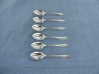 A  Antique Set Of 6 Sterling Silver O e Thread  Coffee Spoons  Sheffield 1915 