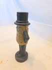 Vtg Mr  Peanut Cast Iron Planters Mascot 5  Coin Bank  Very Nice Find  