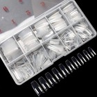 500pcs Clear False Nails Tips - Half Cover Lady French Style Acrylic Artifici   