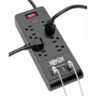 Tripp Lite 8 Outlet Surge Protector 4 Usb Ports Black Power Strip