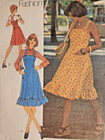 Vintage 1970 s Sewing Pattern  6926 Ladies Or Teens Sundress - Size 12 - Cut