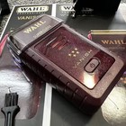 Wahl 5 Star Vanish Shaver Double Foil Cordless Barber Pro 8173-700 Black Red