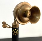 Rotary Dial Candlestick Phone Antique Brass American Landline Telephone Vintage