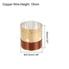 Woofer Voice Coil 1 48x0 59  2 Layers Round Copper Wire Speaker
