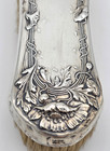Antique Gorham Sterling Silver Repousse Floral Brush Art Nouveau Dresser Vanity