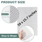 304 Stainless Steel Wire Mesh Screen 15 7 X 59 Inches  1mm Hole 20 Mesh  No Rust