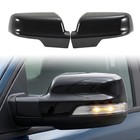 Glossy Black Side Mirror Covers Caps For Dodge Ram 1500 2019-2025