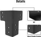 Set Of 8pcs Heavy Workbench Corner Brackets For Tool Boxes  Workbenches Diy Tool