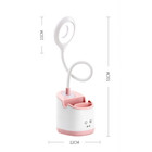 Foldable Led Desk Lamp 3 Lighting Modes Dimmable Reading Light Usb Rechargeable