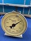 Vintage Hanson Model 1440 Dietetic Scale White Metal Kitchen Gram Scale Usa