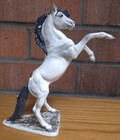 Hagen Renaker Dw King Cortez Reissue  Grey  white W  Grey Mane tail  