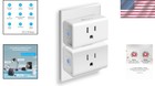 Smart Wi-fi Plug Outlet 2 Pack Compatible With Alexa Google Home Ifttt