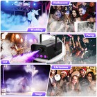 1 2 4pcs 500w Smoke Fog Machine Rgb Led Light W remote Fogger Effect Party X-mas