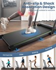 Portable 2-in-1 Home Folding Treadmill With Remote 2 5hp Under Table Walking Pad
