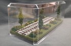 O Scale  - 16  Single Track-  summer Scene  Display Case- For Any O Scale Trains