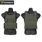 Idogear Tactical Vest Airsoft Plate Carrier Laser Cut Molle Quick Release Gear