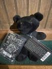 Grateful Dead 7  Bean Bear Limited Edition Plush - Black Peter By Liquid Blue