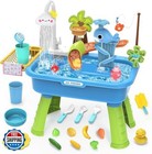 2026 Upgraded Water Table For Toddlers 1-3  Water Table With Pump toy Kitchen