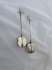 Japanese String Instrument Shamisen Salt   Pepper Shakers 950 Sterling 31 Gms