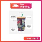 Sok It Javasok Iced Coffee   Cold Soda Insulated Neoprene Cup Sleeve  flamingo D