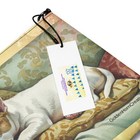 White Bull Terrier Dog Ladies Crossbody Purse Handbag Clutch Free Shipping 
