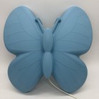 Ikea Upplyst Butterfly Blue Wall Light Night Lite Hanging W power Adapter Tested
