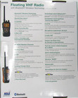 Cobra Marine Radio Vhf Handheld Floating Submerse Bluetooth Waterproof Noaa Kit
