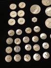 80 Mother Of Pearl Buttons    2 Hole - 4 Hole - Shank - Round 