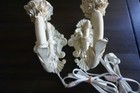 Pair Of Vintage Style Floral Wall Sconce Lamps