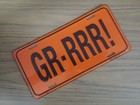 Gr-rrr  Pontiac Gto The Judge Metal Novelty License Plate Auto Tag Embossed  032
