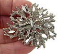 Pewter Tree Of Life Brooch Pin Handcrafted Art Jewelry