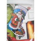 Bucilla Traditional Santa Felt Stocking Kit 18  Blue New 86409 Diy Holiday Decor