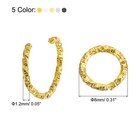 Open Jump Rings 100pcs 8mm O-ring Connectors For Jewelry Making  Multi Color