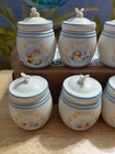8 Vintage Lenox Disney Winnie The Pooh Pantry Spice Jars 2000 Gently Used
