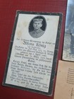  Original German Ww1 Wk1 Bundle Death Card   Photo   Feldpost 