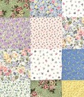 Baby Quilt Handmade Crib Blanket 38  X 38  Assorted Floral With Appliqued Flower