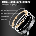 9  Large Lighted Makeup Mirror 1x 10x Magnifying Vanity Mirror With 3 Colors