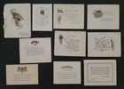 Antique Wwi Holiday Greeting Cards Christmas 17pc Lot