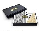 Copag 1546 100  Plastic Playing Cards - Bridge Size Jumbo Index Black gold